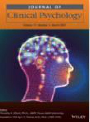 Journal Of Clinical Psychology期刊