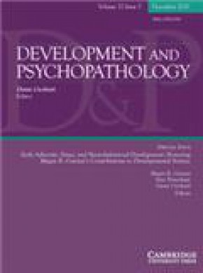 Development And Psychopathology期刊