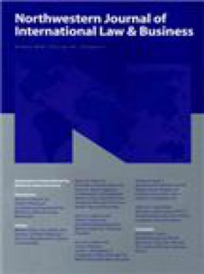 Northwestern Journal Of International Law & Business期刊