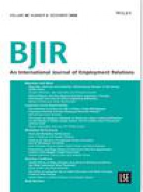 British Journal Of Industrial Relations期刊
