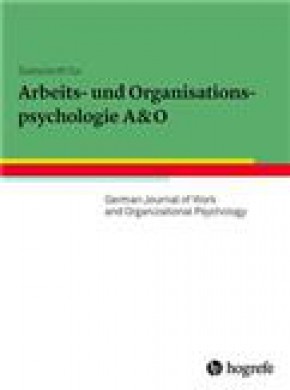 Zeitschrift Fur Arbeits-und Organisationspsychologie期刊