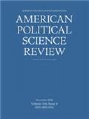 American Political Science Review期刊