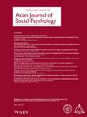 Asian Journal Of Social Psychology期刊