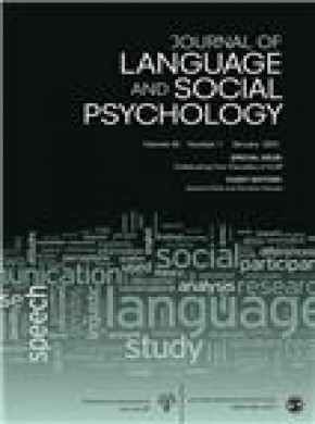 Journal Of Language And Social Psychology期刊