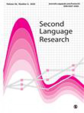 Second Language Research期刊