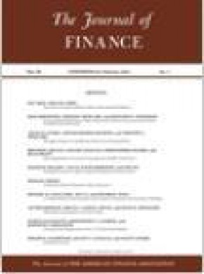 Journal Of Finance期刊