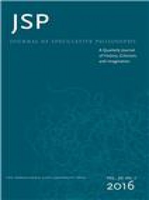Journal Of Speculative Philosophy期刊