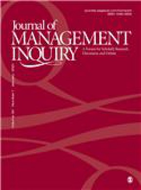 Journal Of Management Inquiry期刊
