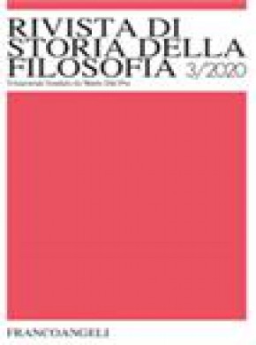 Rivista Di Storia Della Filosofia期刊