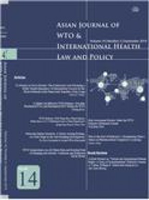 Asian Journal Of Wto & International Health Law And Policy期刊