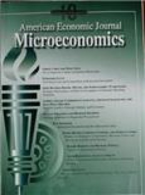 American Economic Journal-microeconomics期刊