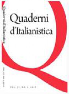 Quaderni D'italianistica期刊