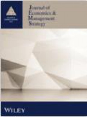 Journal Of Economics & Management Strategy期刊