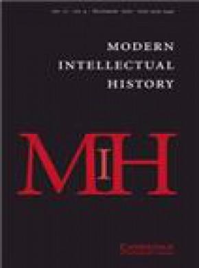 Modern Intellectual History期刊