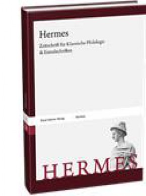 Hermes-zeitschrift Fur Klassische Philologie期刊