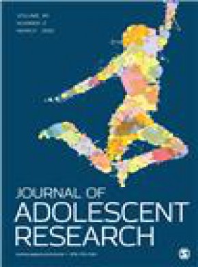 Journal Of Adolescent Research期刊