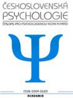 Ceskoslovenska Psychologie期刊
