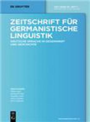 Zeitschrift Fur Germanistische Linguistik期刊