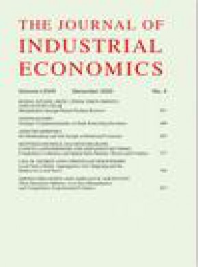 Journal Of Industrial Economics期刊