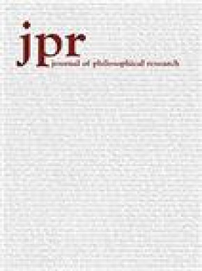 Journal Of Philosophical Research期刊