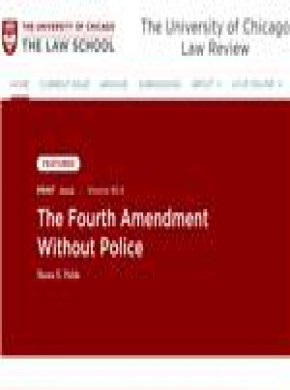 University Of Chicago Law Review期刊