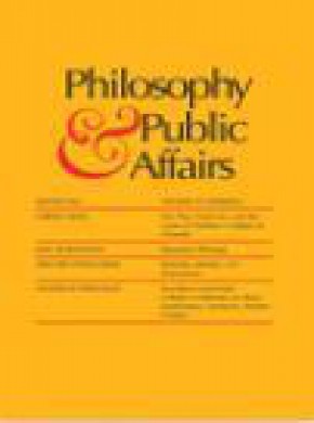 Philosophy & Public Affairs期刊