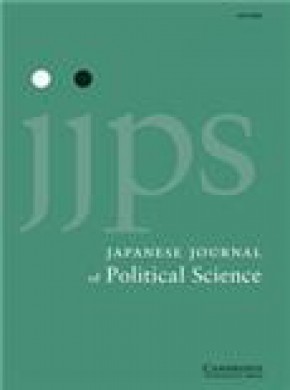 Japanese Journal Of Political Science期刊