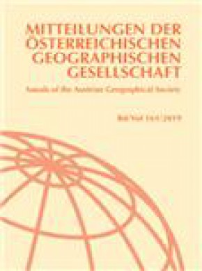 Mitteilungen Der Osterreichischen Geographischen Gesellschaft期刊