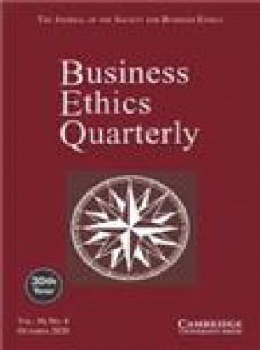 Business Ethics Quarterly期刊