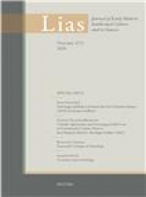 Lias-journal Of Early Modern Intellectual Culture And Its Sources期刊