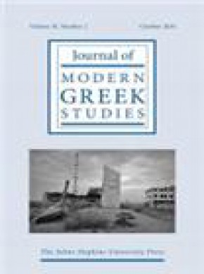 Journal Of Modern Greek Studies期刊