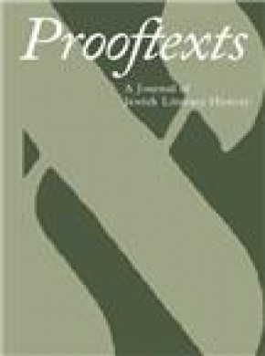 Prooftexts-a Journal Of Jewish Literary History期刊