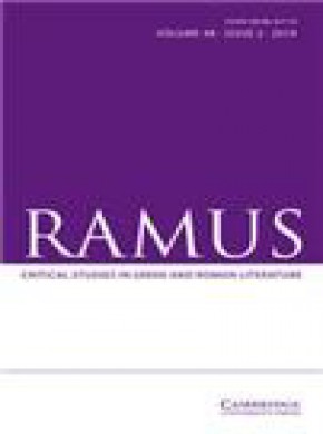 Ramus-critical Studies In Greek And Roman Literature期刊