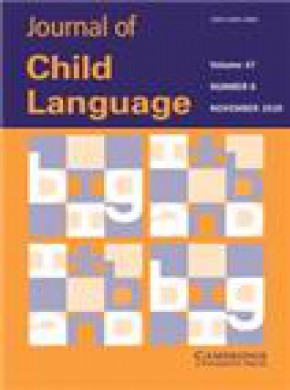 Journal Of Child Language期刊