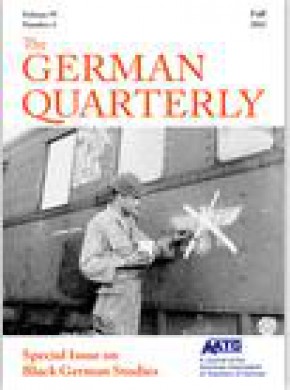 German Quarterly期刊