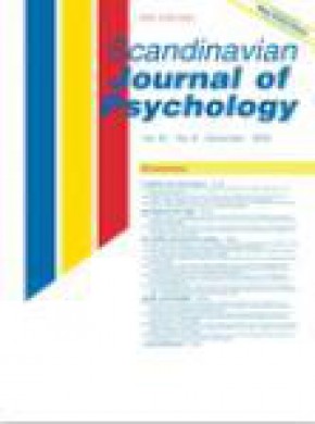 Scandinavian Journal Of Psychology期刊