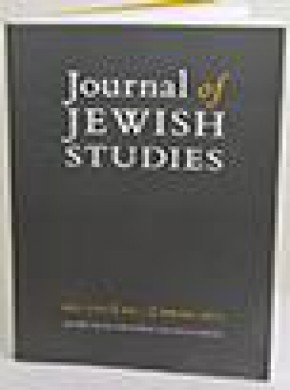 Journal Of Jewish Studies期刊