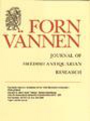 Fornvannen-journal Of Swedish Antiquarian Research期刊
