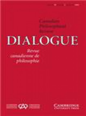 Dialogue-canadian Philosophical Review期刊