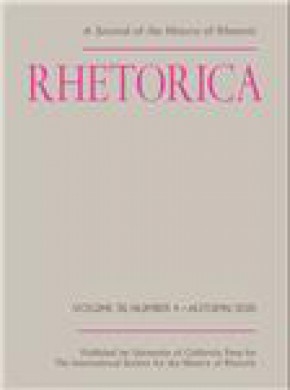 Rhetorica-a Journal Of The History Of Rhetoric期刊