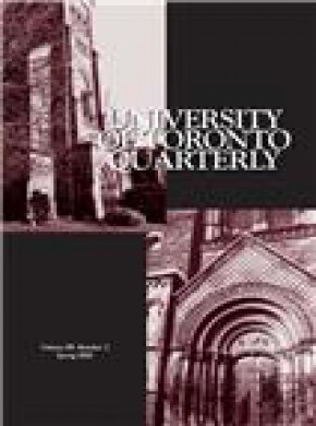 University Of Toronto Quarterly期刊