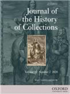 Journal Of The History Of Collections期刊