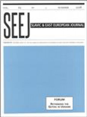 Slavic And East European Journal期刊