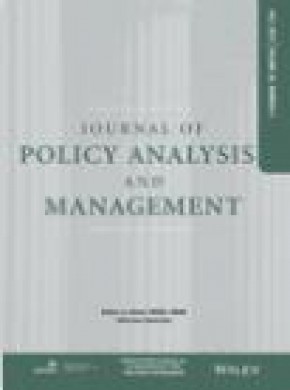 Journal Of Policy Analysis And Management期刊
