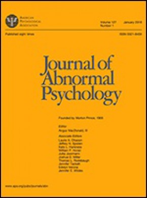 Journal Of Abnormal Psychology期刊