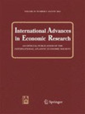 International Advances In Economic Research期刊