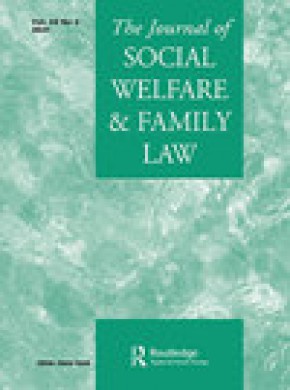 Journal Of Social Welfare And Family Law期刊