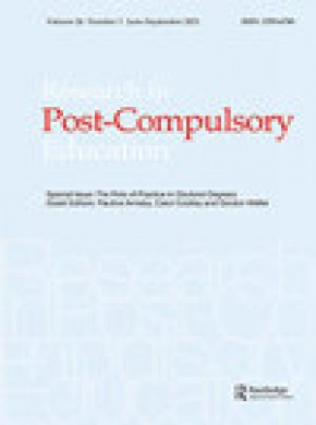 Research In Post-compulsory Education期刊