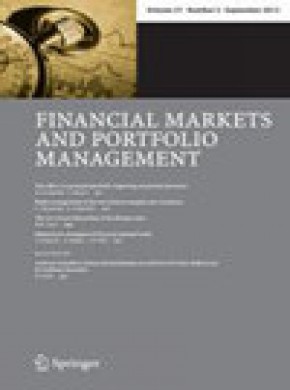 Financial Markets And Portfolio Management期刊