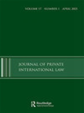 Journal Of Private International Law期刊